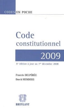 Code constitutionnel 2009 (6e édition)