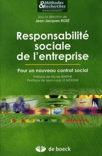 Responsabilité sociale de l'entreprise - pour un nouveau contrat social