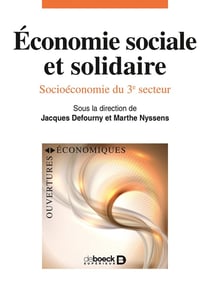 Économie sociale et solidaire - socioéconomie du 3e secteur