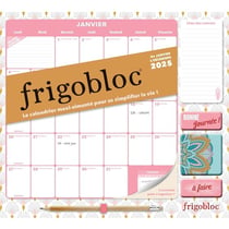 Frigobloc Mensuel 2025 Déco Art déco (de janv. à déc. 2025)