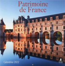 Patrimoine de France : calendrier (édition 2022)