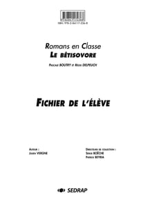 Le bêtisovore - fichier de l'élève