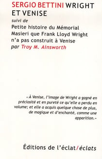 Frank Lloyd Wright et Venise