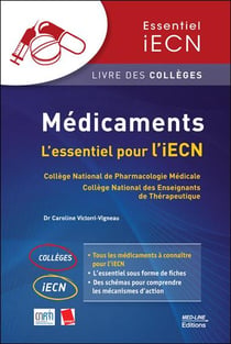 Médicaments - l'essebruel pour l'iecn - livre des collèges