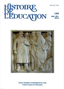 Histoire de l'éducation, n° 139/2013 : Varia