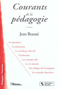 Courants de la pedagogie (5e edition)