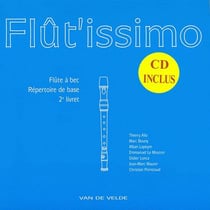 Flut'issimo Tome 2 - flûte à bec, répertoire de base