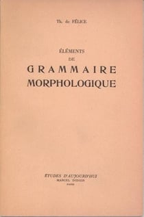 Éléments de grammaire morphologique