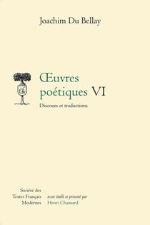Oeuvres poétiques Tome 6 - discours et traductions
