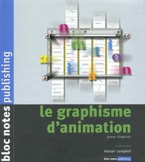 Bloc notes publication graphisme d'animation