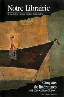 Cinq ans de littératures, 1991-1995 - afrique noire t.1
