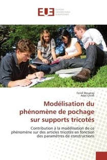 Modélisation du phénomène de pochage sur supports tricotés : Contribution à la modélisation de ce phénomène sur des articles tricotés en fonction des paramètres
