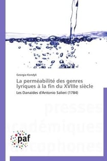 La perméabilité des genres lyriques à la fin du XVIIIe siècle