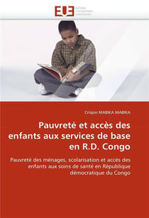 Pauvrete et acces des enfants aux services de base en r.d. congo