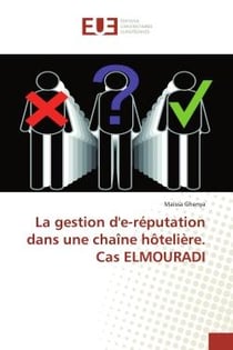 La gestion d'e-réputation dans une chaîne hôtelière. Cas ELMOURADI