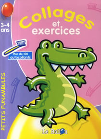 Petits funambules - collages et exercices - crocodile