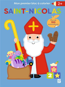 Mon premier bloc à colorier : Saint-Nicolas