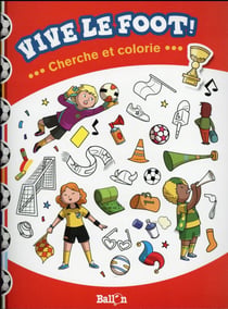 Cherche et colorie le foot
