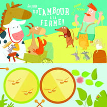Je joue du tambour à la ferme