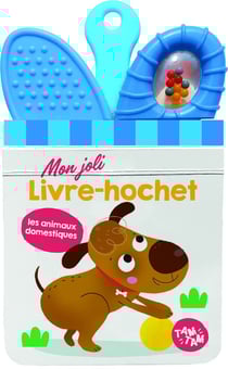 Les animaux domestiques - Mon joli livre-hochet