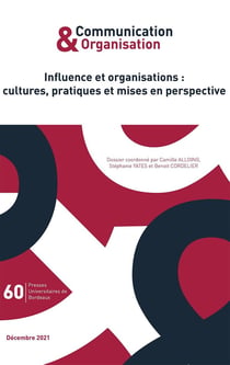 Communication & organisation n.60 : influence et organisations : cultures, pratiques et mises en perspective