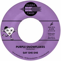 Purple Snowflakes + This Wintertime