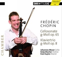 Chopin : sonate pour violoncelle et trio pour piano. Moser, Blacher, Kupiec.