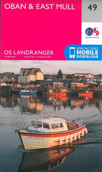 Oban & east mull 1/50 000