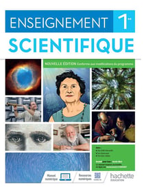 Enseignement scientifique - 1re - Livre élève