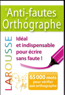 L'anti-fautes d'orthographe