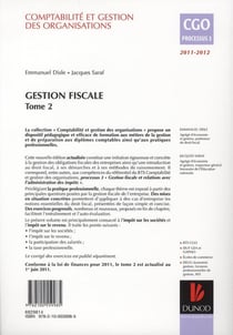 Gestion fiscale t.2 - manuel (édition 2011/2012)