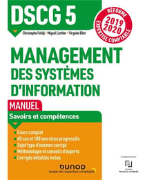 Dscg 5 management des systemes d'information - manuel - reforme 2019/2020 - reforme expertise compta (édition 2019/2020)