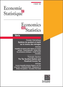Economie et statistique/ economics and statistics n 526-527