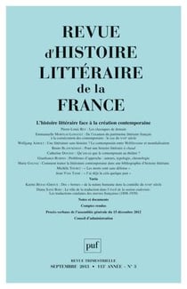RHLF 2013, n° 3
