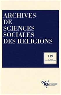 Archives sciences sociales des religions t.119