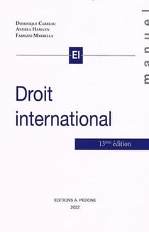 Droit international (13e édition)