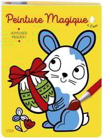 Peinture magique à l'eau - joyeuse pâques !