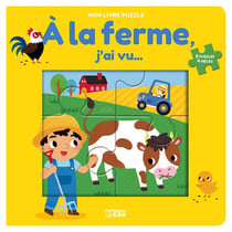 Livre puzzle 4p à la ferme