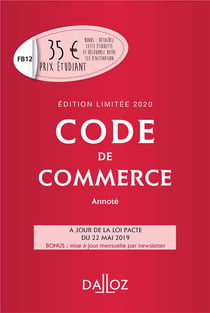 Code de commerce (édition 2020)