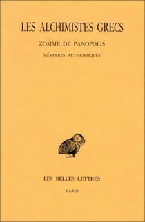 Les alchimistes grecs Tome 4 - 1ere partie