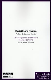De l'obligation d'information dans les contrats