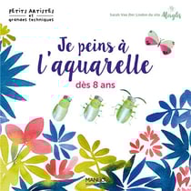Je peins à l'aquarelle