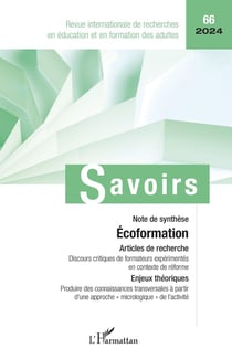 Savoirs n.66 : Écoformation