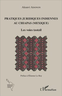 Pratiques juridiques indiennes au Chiapas (Mexique) : Les voies tzotzil
