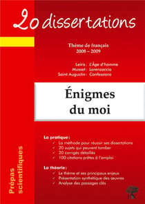 20 dissertations - thèmes de français 2008-2009 - prépas scientifiques