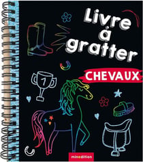 Livre à gratter - chevaux
