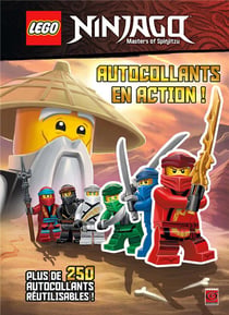 Lego ninjago - masters of spinjitzu - autocollants en action !