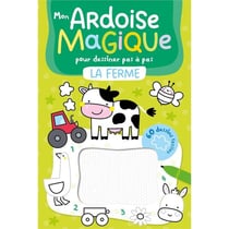 Mon ardoise magique pour dessiner pas à pas : La ferme