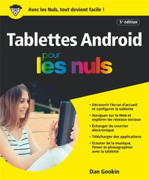 Les tablettes android pour les nuls