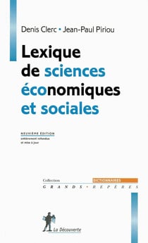 Lexique de sciences économiques et sociales (9e édition)